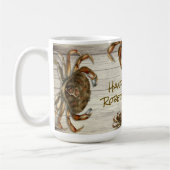 Mug Personnalisé Crabes de Plage Touche Pas (Gauche)