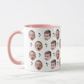 Mug Personnalisé Cute Baby Face 2 Photos (Gauche)