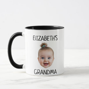 Mug Personnalisé Cute Baby Face Photo Maman Papa anniv
