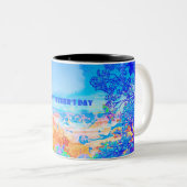 Mug personnalisé d'art Abstrait pour la Fête des p (Devant droit)
