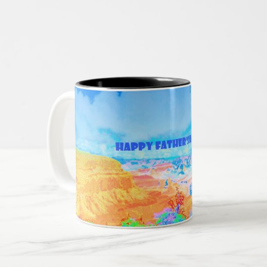 Mug personnalisé d'art Abstrait pour la Fête des p (Devant gauche)