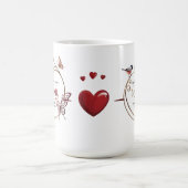 Mug personnalisé de 15 oz avec devis inspirant (Centre)