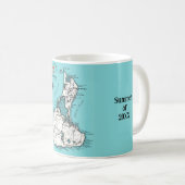 Mug personnalisé de Block Island (Devant droit)