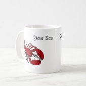 Mug personnalisé de homard (Devant gauche)