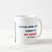 Mug Personnalisé de la fête des anciens combattant (Devant droit)