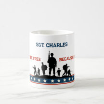 Mug Personnalisé de la fête des anciens combattant