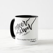 Mug personnalisé de l'école Pioneer 2023 (Devant gauche)