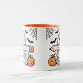 Mug personnalisé de professeur fantôme mignon d'Ha (Centre)