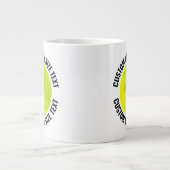 Mug Personnalisé de Taille Moyenne Texte Géant Pic (Devant)