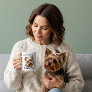 Mug personnalisé doux Terrier Yorkshire Brun de Br