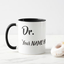 Personnalisé Dr Mug, Médecin cadeau, cadeaux, Médi