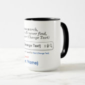 Mug personnalisé drôle (Devant droit)