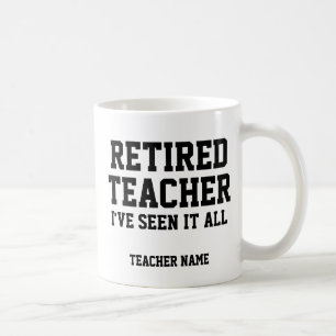 Mug Personnalisé Drôle Professeur Retraité