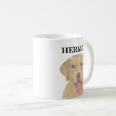 Mug Personnalisé Dudley Labrador (Devant droit)