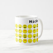 Mug personnalisé "Emojis" (Devant droit)