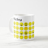 Mug personnalisé "Emojis" (Devant gauche)