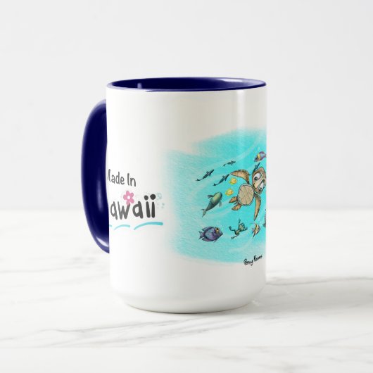 Mug personnalisé fait à Hawaï (Devant gauche)