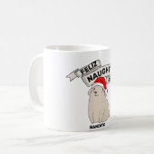 Mug Personnalisé Feliz Naughty Dog Funny (Devant gauche)