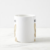 Mug Personnalisé Fête et Corgi Blanc (Centre)