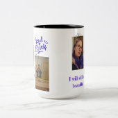 Mug personnalisé "Fière de moi-même" - photo perso (Centre)