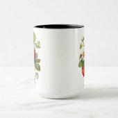 Mug personnalisé fraise, Fête des mères, Anniversa (Centre)