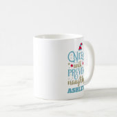 Mug Personnalisé Funny Christmas Naughty ou Nice (Devant droit)