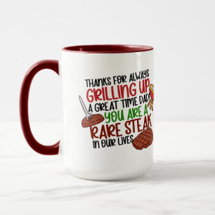 Mug Personnalisé Funny Grill Chef Papa