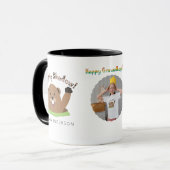 Mug Personnalisé Funny Groundhog Day Photo & Nom Cadea (Devant gauche)