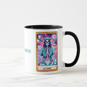 Mug Personnalisé Funny mignon Tarot infirmière Hallowe