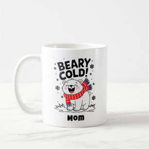 Mug Personnalisé Funny Polar Beary Cold Christmas