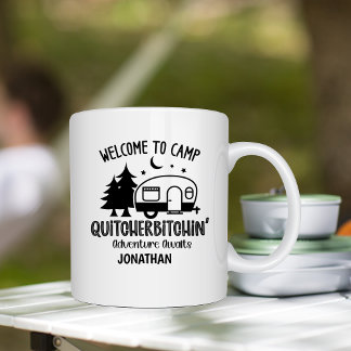 Mug Personnalisé Funny Sarcastic Camping