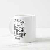 Mug Personnalisé Funny Sarcastic Camping (Devant gauche)