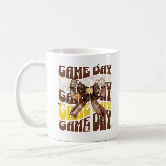 Mug Personnalisé Gameday Mom Football Lover (Gauche)