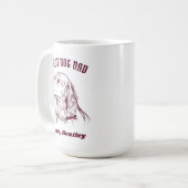 Mug Personnalisé Golden Retriever Chien Maman Nom pers (Devant gauche)
