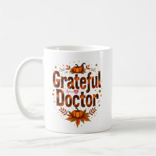 Mug Personnalisé Grateful Doctor Thanksgiving