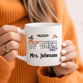 Mug Personnalisé Halloween enseignant mignon cadeau ca
