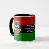 Mug Personnalisé HAPPY KWANZAA (Devant gauche)
