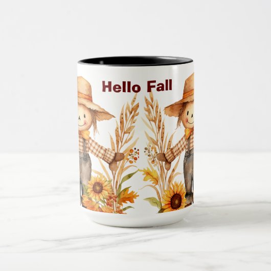 Mug Personnalisé Hello Fall Ya’All Coffee Cup, Fall (Centre)