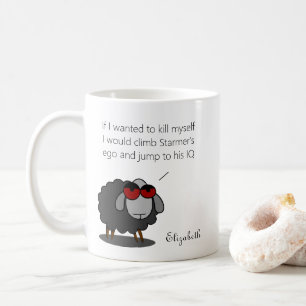 Mug Personnalisé Homme politique Starmer Drôle QI Humo