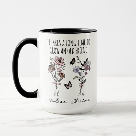 Mug Personnalisé, il faut beaucoup de temps pour grand (Gauche)