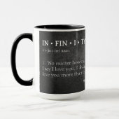 Mug Personnalisé INFINITÉ Vous aimez plus Dictionnaire (Gauche)