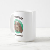 Mug Personnalisé Italien Chien Spinone Papa Texte Pers (Devant gauche)