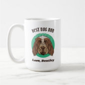 Mug Personnalisé Italien Chien Spinone Papa Texte Pers (Gauche)