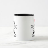 Mug Personnalisé J'aime mes Beagles (Centre)