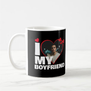 Mug Personnalisé J'aime mon copain Photo du coeur