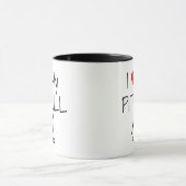 Mug Personnalisé J'Aime Mon Pitbull (Centre)