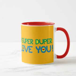 MUG PERSONNALISÉ "J'AMOUR SUPERBE DE DUPER VOUS ! "