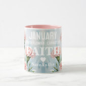 Mug Personnalisé Janvier Mois de naissance Chrétien (Centre)