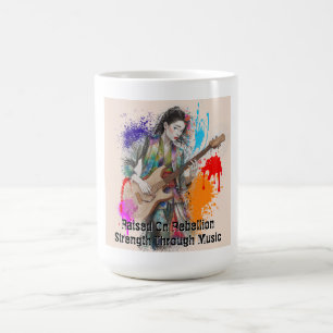 Mug Personnalisé Japonaise Guitariste Art Inspiration