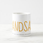 Mug Personnalisé Jaune 60 Sassy 60e anniversaire Cadea (Centre)